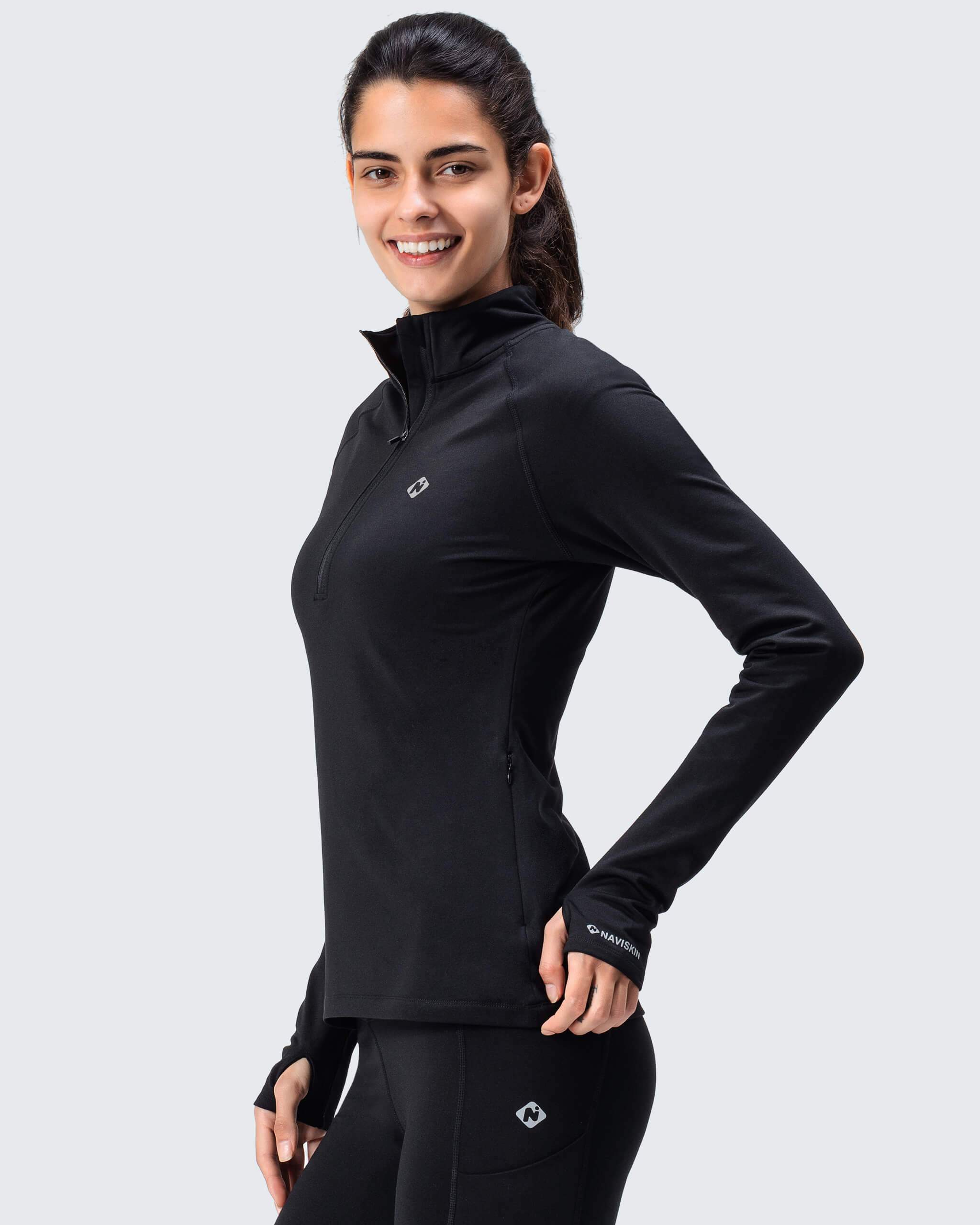 THERMAL HALF ZIP SHIRT-