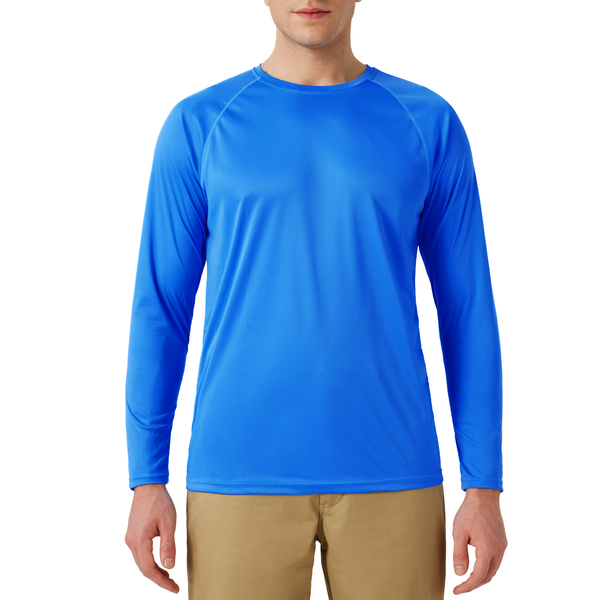 Men's Long Sleeve Sun Shirt UV Protection Quick Dry More Colors