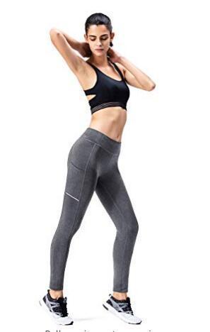 Fleece Yoga Legging With Zip Pocket-Naviskin