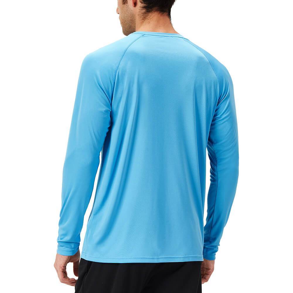 Naviskin Men's Quick Dry Sun Protection Rash Guard Long Sleeve Shirt